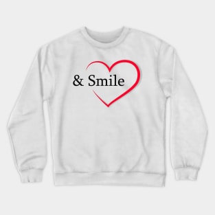 hearts and smiles Quebec Crewneck Sweatshirt